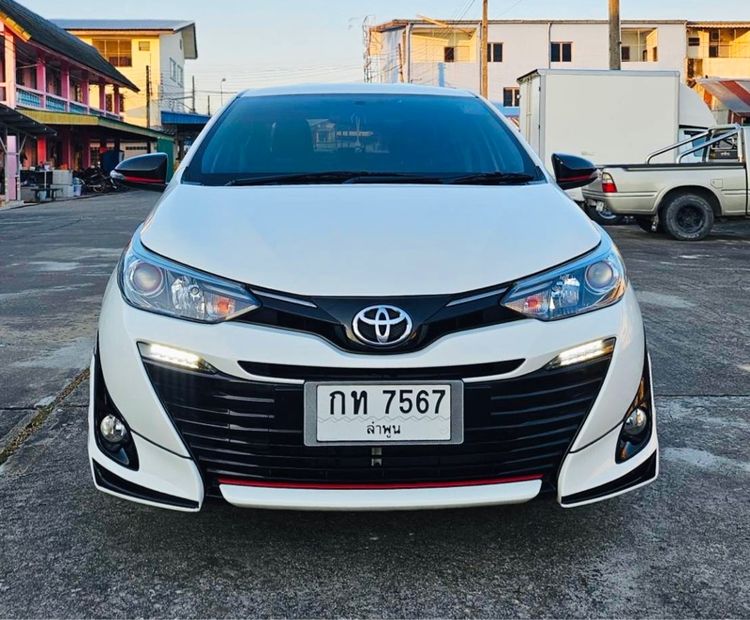 Toyota Yaris ATIV 2019 1.2 S Plus Sedan เบนซิน ไม่ติดแก๊ส เกียร์อัตโนมัติ ขาว รูปที่ 2