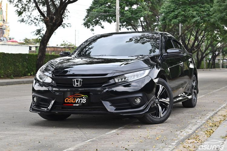 Honda Civic 2019 1.5 Turbo RS Sedan เบนซิน ไม่ติดแก๊ส เกียร์อัตโนมัติ ดำ