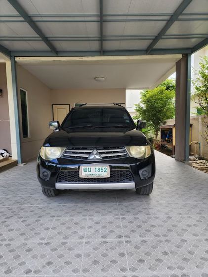 Mitsubishi Triton 2012 All New Mega Cab 2.4 GT Plus Pickup เบนซิน LPG เกียร์ธรรมดา ดำ รูปที่ 2