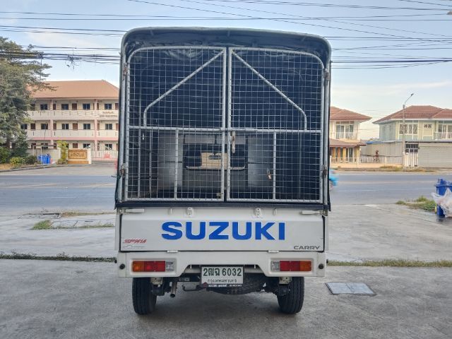 Suzuki Carry 2017 1.6 Pickup เบนซิน ไม่ติดแก๊ส เกียร์ธรรมดา ขาว รูปที่ 3