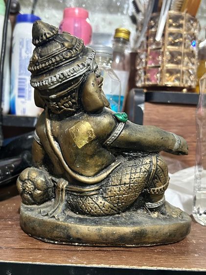 พระบูชาองค์พระพิฆเนศวัดสุทัศน์ 5 นิ้วเนื้อดินพระเก่าปี 2505 ราคา 500 บาทรวมส่งเก็บปลายทาง รูปที่ 2