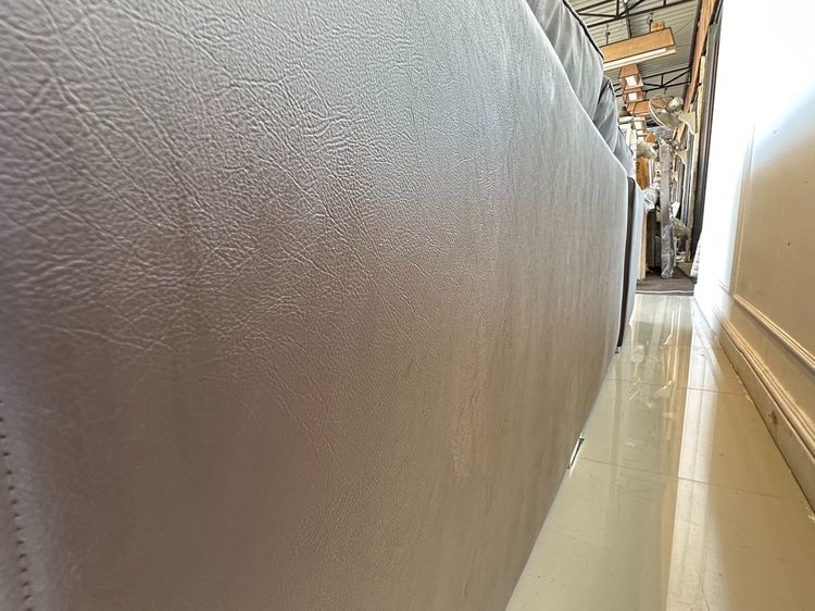 โซฟาแอล 3 ที่นั่ง เบาะหนัง PU สีน้ำตาล รูปที่ 6