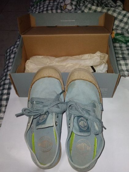รองเท่าPALADIUMไชค์36พร้อมกล่องใส่แค่ครั้งเดียว500บาทพร้อมส่ง รูปที่ 8