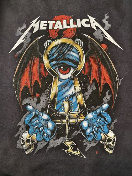 🔥 Metallica Crewneck Sweatshirt XL  THB 285 incl. delivery 🔥 รูปที่ 3