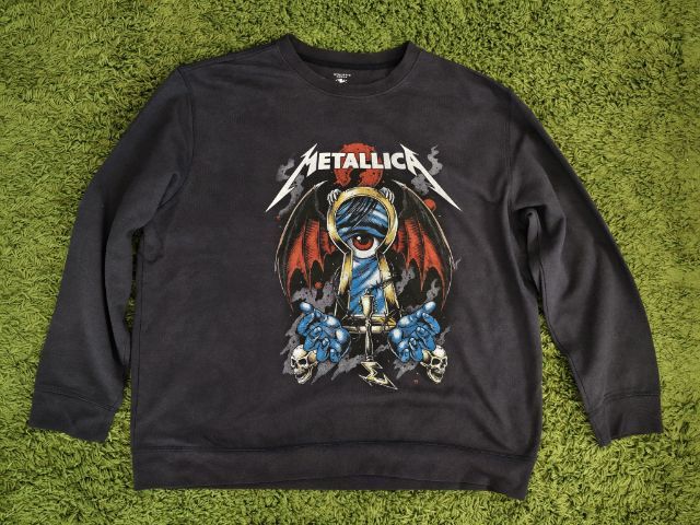 🔥 Metallica Crewneck Sweatshirt XL  THB 285 incl. delivery 🔥 รูปที่ 2