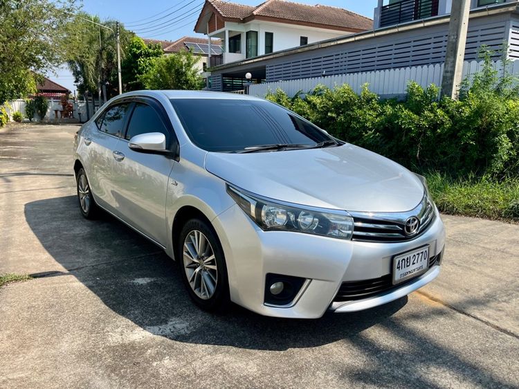 Toyota Altis 2015 1.6 G Sedan เบนซิน ไม่ติดแก๊ส เกียร์อัตโนมัติ บรอนซ์เงิน