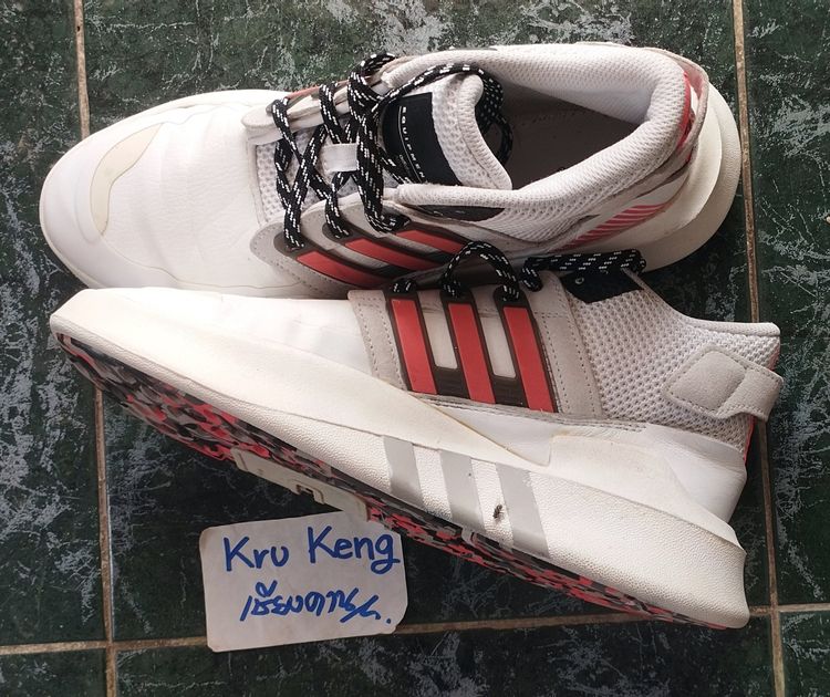 อะ-ดิ-ดาส เบอร์ 41.5 วัดจริงพื้นรองเท้า 26.5-27 Cm ดูรูปคลิปเพิ่มเติมรายละเอียดได้ ปลายทางได้ รูปที่ 2