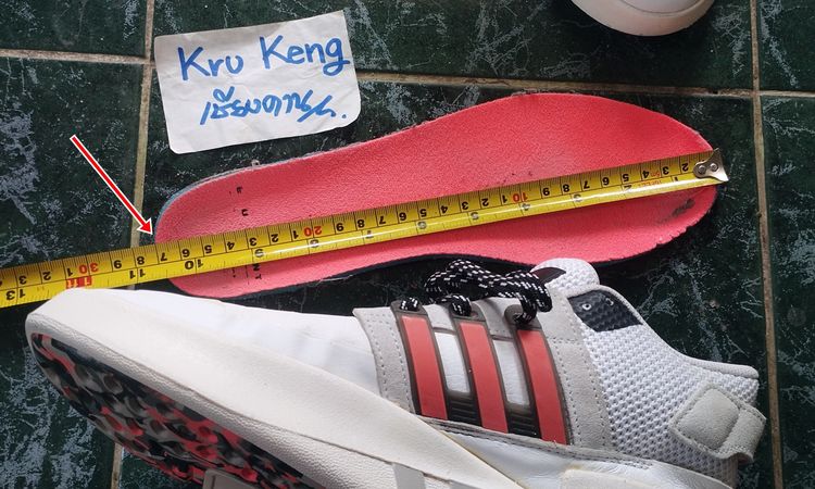 อะ-ดิ-ดาส เบอร์ 41.5 วัดจริงพื้นรองเท้า 26.5-27 Cm ดูรูปคลิปเพิ่มเติมรายละเอียดได้ ปลายทางได้ รูปที่ 6