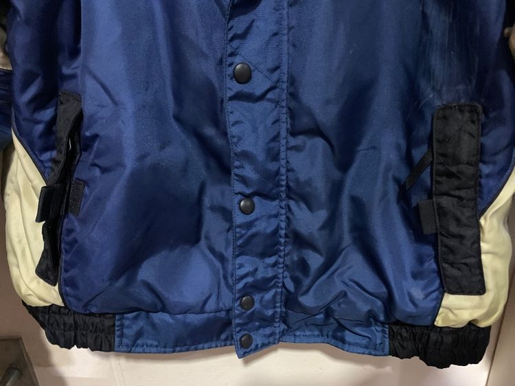 เสื้อแจ็คเก็ตขี่มอเตอร์ไซค์ "Greedy"  (Vintage Sunfaded Greedy Racing Riders Jacket ) สภาพดี  บ่ากับแขนรองรับกันกระแทกได้ดี  รูปที่ 8