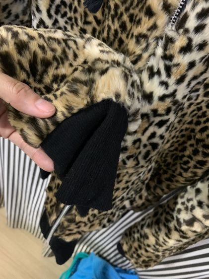  เสื้อกันหนาว กันลม ลายเสือขนนิ่มฟู บุซับใน มีซับใน หนาอุ่น ใส่กันลม  รูปที่ 5