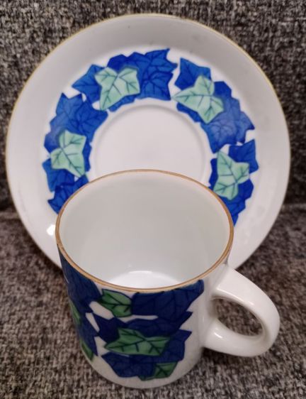 ชุดน้ำชาญี่ปุ่นลายใบไม้สีน้ำเงิน-เขียว
วินเทจ
 รูปที่ 2