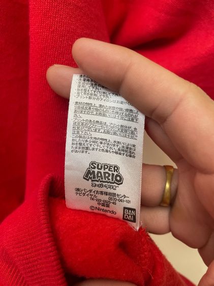 เสื้อฮู้ด super mario แท้  รูปที่ 8