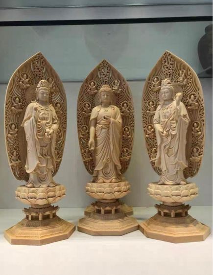 ✨ไตรเทพแห่งประจิมทิศ (ซีฟางซานเสิ้ง) 42.5 cm รูปที่ 2