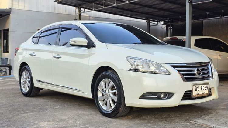 Nissan Sylphy 2012 1.6 V Sedan เบนซิน ไม่ติดแก๊ส เกียร์อัตโนมัติ ขาว รูปที่ 3