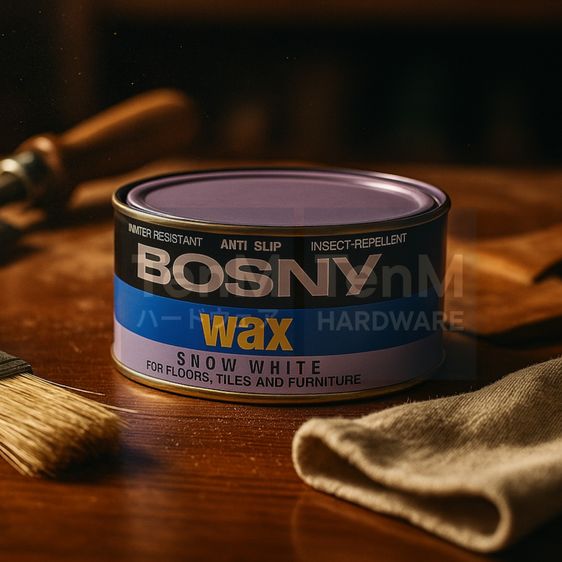 ขี้ผึ้งขัดพื้น ขี้ผึ้งขัดไม้ บอสนี่ BOSNY Wax Snow White รูปที่ 2