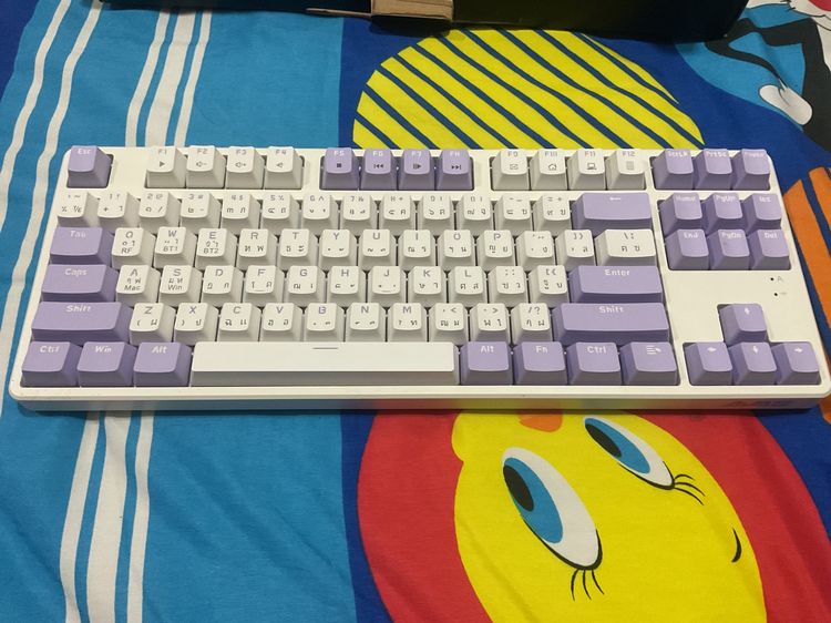 คีย์บอร์ดไร้สาย Ajazz ak872 สีMountain Mist สภาพดี รูปที่ 4