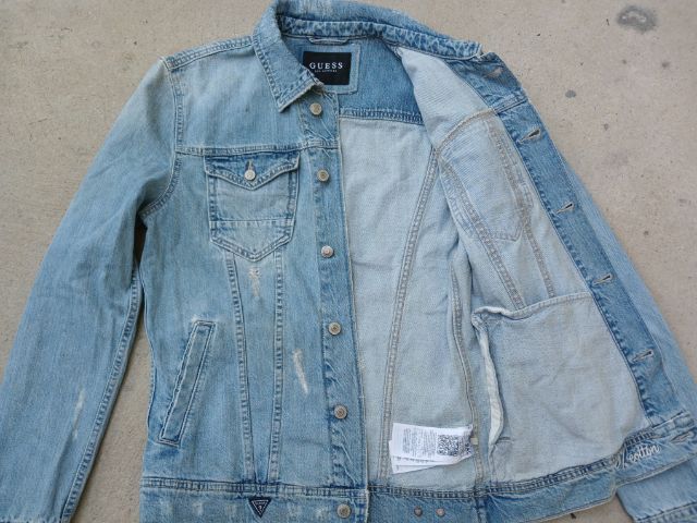 Guess Los Angeles Jeans Jacket (Size M)  รูปที่ 12