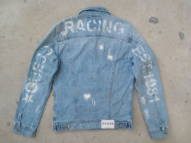 Guess Los Angeles Jeans Jacket (Size M)  รูปที่ 7
