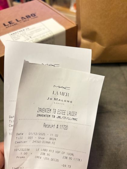 น้ำหอม LE LABO ANOTHER13 100 ml รูปที่ 7