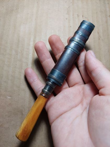 เครื่องรางมีดหมอจักรนารายณ์หลวงพ่อเดิมใบ 3 ยาวรวม 6 นิ้ว รูปที่ 9