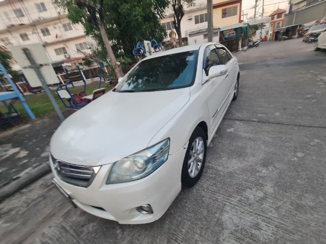 Toyota Camry 2011 2.4 Hybrid Sedan ไฮบริด ไม่ติดแก๊ส เกียร์อัตโนมัติ ขาว รูปที่ 3