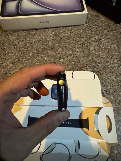 ขายApple Watchซีรี่9สีMinight45MMยกกล่องไร้รอยตกบุบสูนTrueใช้งานดีถูกมาก รูปที่ 2
