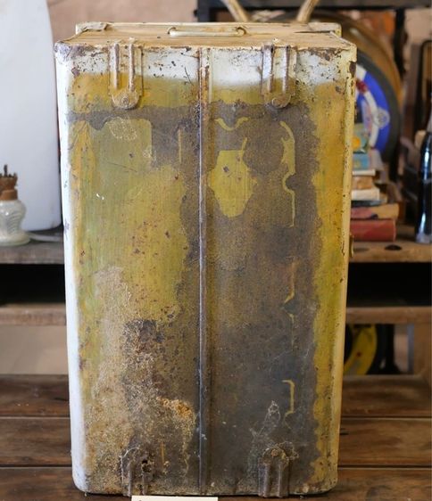 หีบเหล็ก หีบสมบัติ เก่าโบราณสะสม รูปที่ 8