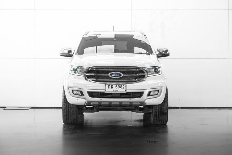 Ford Everest 2019 2.0 Titanium Plus Utility-car ดีเซล ไม่ติดแก๊ส เกียร์อัตโนมัติ ขาว รูปที่ 3