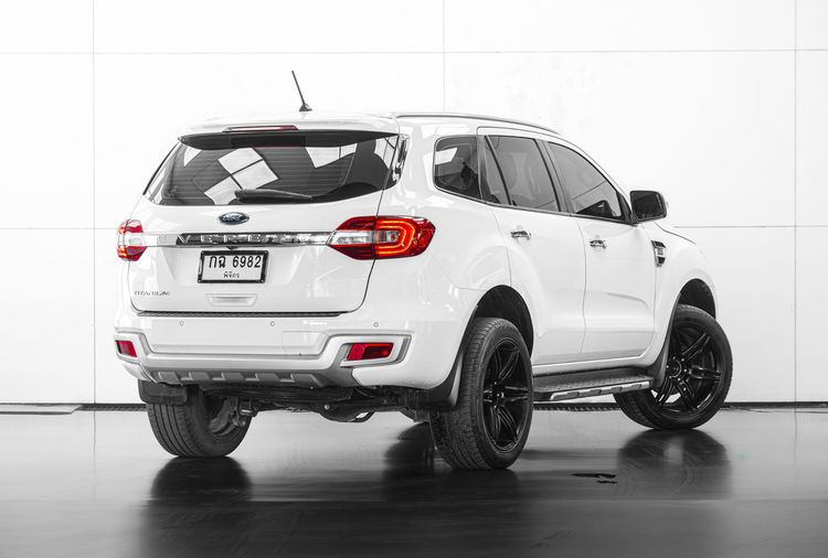 Ford Everest 2019 2.0 Titanium Plus Utility-car ดีเซล ไม่ติดแก๊ส เกียร์อัตโนมัติ ขาว รูปที่ 4