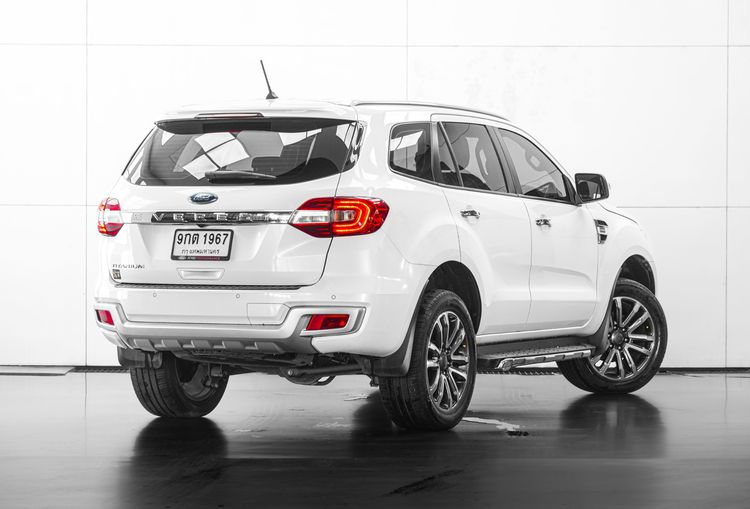 Ford Everest 2021 2.0 Titanium Plus Utility-car ดีเซล ไม่ติดแก๊ส เกียร์อัตโนมัติ ขาว รูปที่ 4