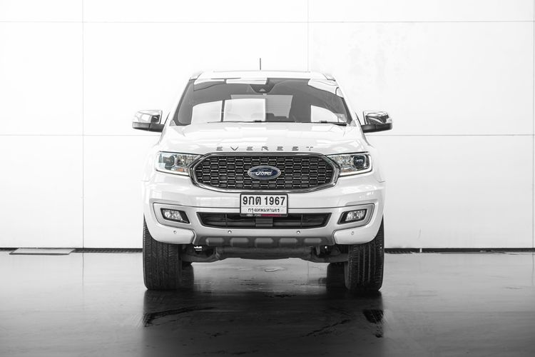 Ford Everest 2021 2.0 Titanium Plus Utility-car ดีเซล ไม่ติดแก๊ส เกียร์อัตโนมัติ ขาว รูปที่ 3