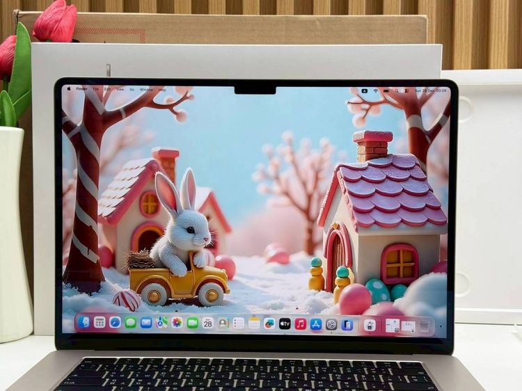 MacBook Air 15-inch M3 2024 Ram8GB SSD256GB Starlight apple care 29 November 2026 รูปที่ 5