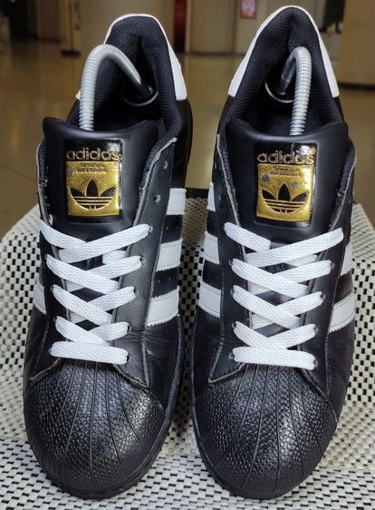 รองเท้า💥adidas superstar💥ของแท้‼️สวยๆ เดิมๆ สภาพดี💥ไซร์ 44 รูปที่ 6