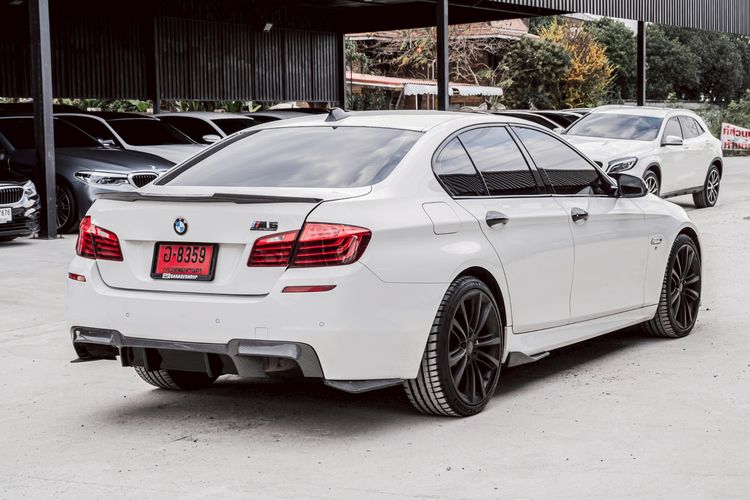 BMW Series 5 2017 520d Sedan ดีเซล ไม่ติดแก๊ส เกียร์อัตโนมัติ ขาว รูปที่ 4