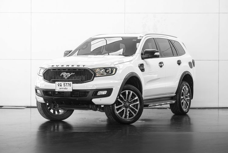 Ford Everest 2020 2.0 Titanium Plus Utility-car ดีเซล ไม่ติดแก๊ส เกียร์อัตโนมัติ ขาว รูปที่ 2