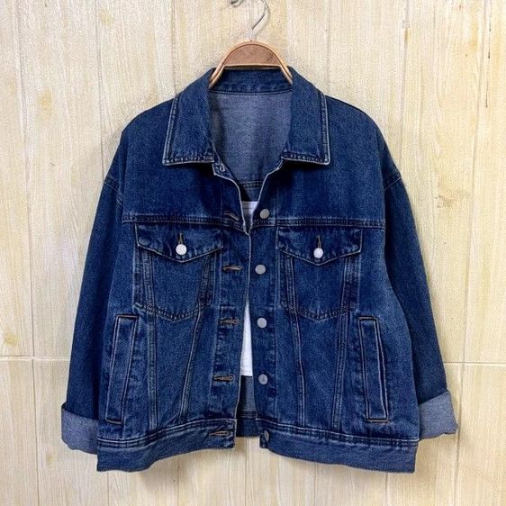 เสื้อยีนส์ เสื้อแจ็คเก็ต เสื้อคลุม แบรนด์ GU (มือสอง) รูปที่ 2