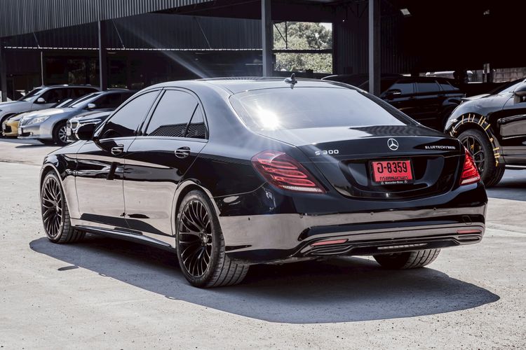 Mercedes-Benz S-Class 2016 S300 Sedan ปลั๊กอินไฮบริด (PHEV) ไม่ติดแก๊ส เกียร์อัตโนมัติ ดำ รูปที่ 4