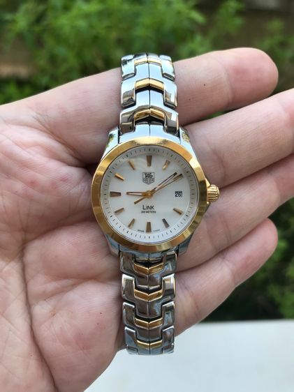 Tag Heuer Womens Wjfl352Bb0581 Twotone Link Quartz Watch รูปที่ 12