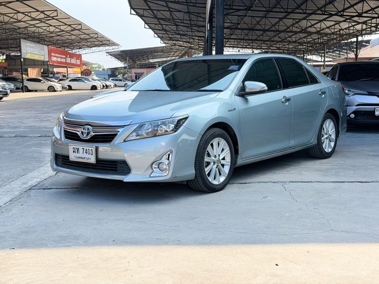 Toyota Camry 2012 2.5 Hybrid Sedan ไฮบริด ไม่ติดแก๊ส เกียร์อัตโนมัติ บรอนซ์เงิน รูปที่ 3