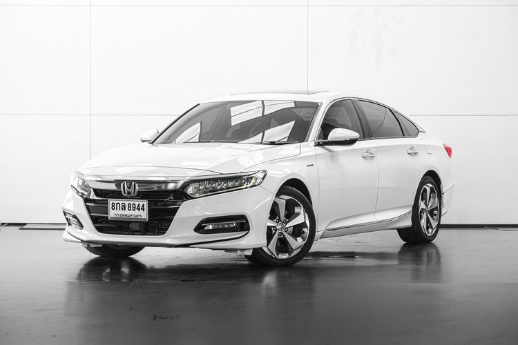 Honda Accord 2019 2.0 e:HEV Tech Sedan ไฮบริด ไม่ติดแก๊ส เกียร์อัตโนมัติ ขาว รูปที่ 2