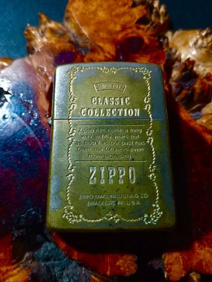 U.S.A,ไฟแช็ค zippo ปี 1932 เนื้อทองเหลืองเก่าโบราณแท้เดิม สภาพเยี่ยม รูปที่ 16