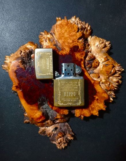 U.S.A,ไฟแช็ค zippo ปี 1932 เนื้อทองเหลืองเก่าโบราณแท้เดิม สภาพเยี่ยม รูปที่ 12