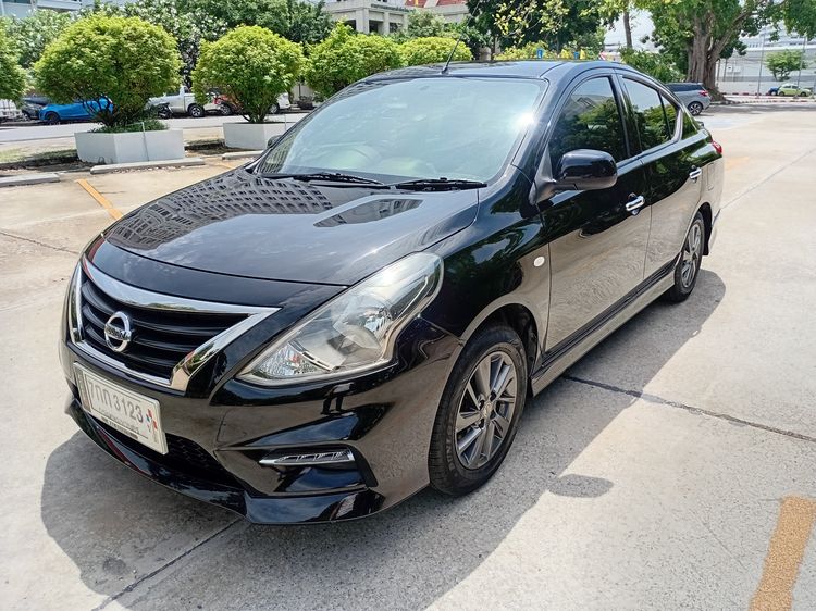 Nissan Almera 2018 1.2 E Sportech Sedan เบนซิน ไม่ติดแก๊ส เกียร์อัตโนมัติ ดำ รูปที่ 2