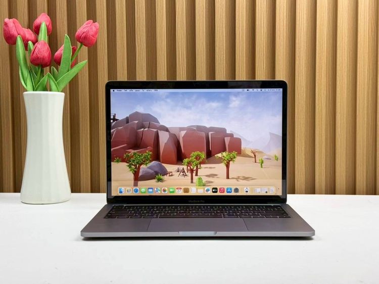 Apple Macbook Pro 13 Inch แมค โอเอส 8 กิกะไบต์ อื่นๆ ไม่ใช่ MacBook Pro (13.3-inch,2020 Two Thunderbolt 3 ports) Ram8GB SSD256GB SpaceGray 