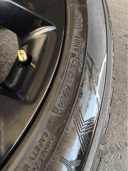 ล้อแม็กขอบ19 MAZDA CX-5 (ล้อทำสีมาใหม่เพื่อความสวยงาม ไม่มีซ่อม) พร้อมยางYOKOHAMA235-50-19 ปี22 ปีแท้  รูปที่ 9