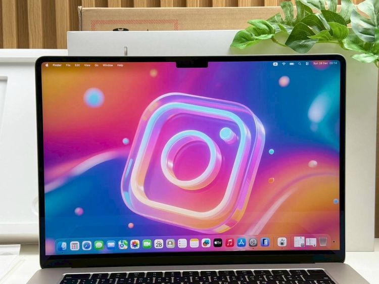 MacBook Air 15-inch M3 2024 Ram8GB SSD256GB Starlight apple care 29 November 2026 รูปที่ 4