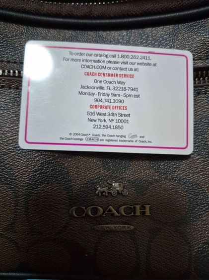 กระเป๋าคาดอก COACH  รูปที่ 15