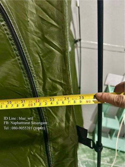 เต้นท์แต่งตัว เต้นท์ห้องน้ำ เต้นท์ออกแคมป์ ใหญ่มาก สูง80นิ้ว กว้าง35นิ้ว รูปที่ 4