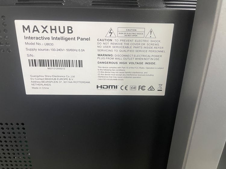 จออัจฉริยะ maxhub 86 นิ้ว 4k เขียนได้ windows11 android,ในตัว สภาพใหม รูปที่ 7