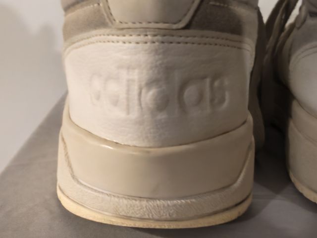 Adidas Forum Mid US 10.5 UK 10  EU 44⅔ White Grey  445 THB  รูปที่ 5